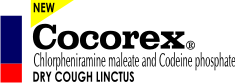 Cocorex  chlorpheniramine maleate & codeine phosphate cough syrup